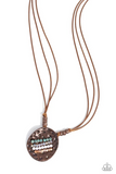 Paparazzi Jewelry Handcrafted Hallmark - Copper Necklace