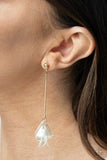 Paparazzi Jewelry Keep Them In Suspense - Gold Earring