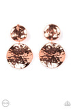 Paparazzi Jewelry Rush Hour - Copper Clip-On Earring