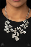 Paparazzi Jewelry The Sands of Time - Silver Necklace - Pure Elegance by Kym