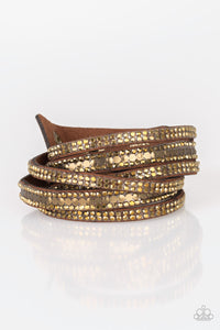 Paparazzi Jewelry Rock Star Attitude - Brass Bracelet - Pure Elegance by Kym