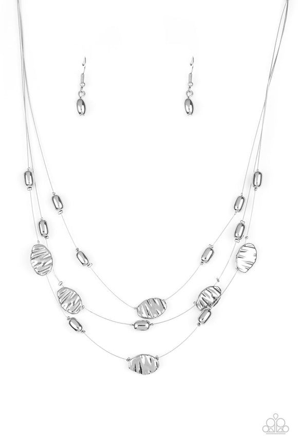 Paparazzi Accessories Top ZEN Silver Necklace - Pure Elegance by Kym