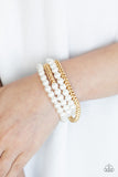 Paparazzi Jewelry Industrial Incognito - Gold Bracelet - Pure Elegance by Kym