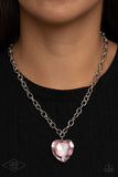 Paparazzi Accessories Flirtatiously Flashy Pink Necklace - Pure Elegance by Kym