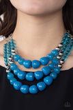 Paparazzi Jewelry Forbidden Fruit - Blue Necklace - Pure Elegance by Kym