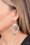 Paparazzi Jewelry Modern Relic - Silver Earrings - Pure Elegance by Kym