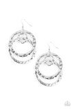 Paparazzi Jewelry Modern Relic - Silver Earrings - Pure Elegance by Kym