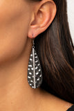 Paparazzi Accessories On The Up and UPSCALE Black Earrings - Pure Elegance by Kym