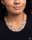 Paparazzi Jewelry HEIRESS of Them All - White Necklace - Pure Elegance by Kym