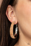 Paparazzi Jewelry A CORK In The Road - Silver Earrings - Pure Elegance by Kym