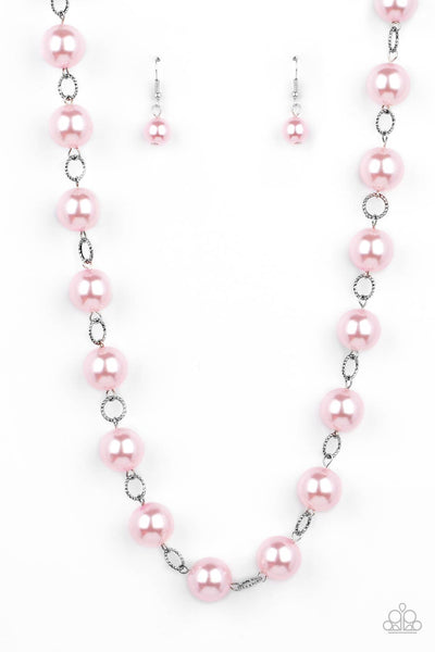 Paparazzi - Scratched Shimmer - Pink Necklace | Rochelle's Bling Boutique