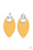 Paparazzi Jewelry Wildly Workable - Yellow Earrings - Pure Elegance by Kym