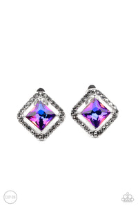 Paparazzi Jewelry Cosmic Catwalk - Purple Earring - Pure Elegance by Kym