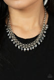 Paparazzi Jewelry Metro Monarchy - Silver Necklace - Pure Elegance by Kym