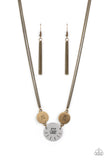 Paparazzi Jewelry Shine Your Light - Brass Necklace - Pure Elegance by Kym