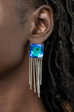 Paparazzi Jewelry Supernova Novelty - Blue Earring - Pure Elegance by Kym