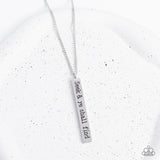 Paparazzi Jewelry Matt 7:7 - Silver Necklace - Pure Elegance by Kym