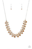 Paparazzi Jewelry Won The Lottery - Brown Necklace - Pure Elegance by Kym