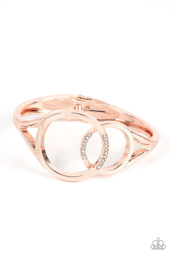 Paparazzi Jewelry Scope of Expertise - Rose Gold Bracelet - Pure Elegance by Kym