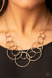 Paparazzi Jewelry Encircled in Elegance - Gold Necklace - Pure Elegance by Kym