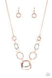 Paparazzi Jewelry Linked Up Luminosity - Multi Necklace - Pure Elegance by Kym