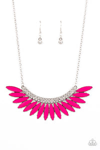 Paparazzi Jewelry Flauntable Flamboyance - Pink Necklace - Pure Elegance by Kym