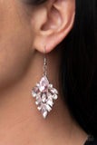 Paparazzi Jewelry Stellar-escent Elegance - Pink Earrings - Pure Elegance by Kym