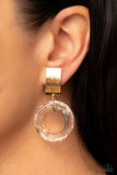 Paparazzi Jewelry Clear Out! - Gold Clip-On Earrings - Pure Elegance by Kym