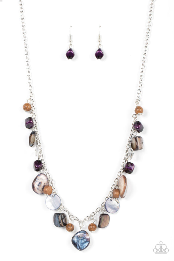 Paparazzi Jewelry Caribbean Charisma - Purple Necklace - Pure Elegance by Kym