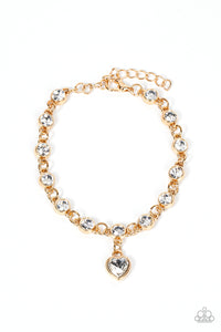 Paparazzi Jewelry Truly Lovely - Gold Bracelet - Pure Elegance by Kym