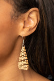 Paparazzi Jewelry Urban Delirium - Brown Earrings - Pure Elegance by Kym