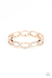 Paparazzi Jewelry Tailored Twinkle - Rose Gold Bracelet - Pure Elegance by Kym