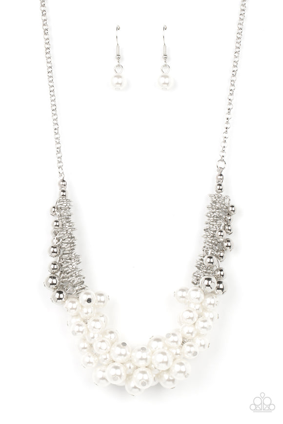 Paparazzi Jewelry Bonus Points - White Necklace - Pure Elegance by Kym