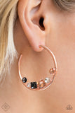 Paparazzi Jewelry Attractive Allure - Rose Gold Earring - Pure Elegance by Kym