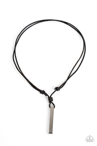 Paparazzi Jewelry Mechanical Maintenance - Silver Men's Necklace - Pure Elegance by Kym