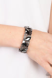 Paparazzi Jewelry Full Body Chills - Black Bracelet - Pure Elegance by Kym