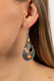 Paparazzi Jewelry Sahara Samba - Orange Earrings - Pure Elegance by Kym