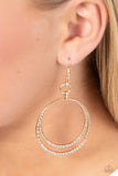 Paparazzi Jewelry Spin Your HEELS - Gold Earrings - Pure Elegance by Kym