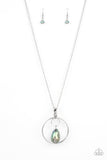 Paparazzi Jewelry Swinging Shimmer - Green Necklace - Pure Elegance by Kym