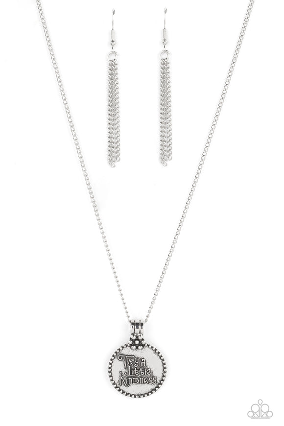 Paparazzi Jewelry The KIND Side - Silver Necklace - Pure Elegance by Kym