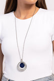 Paparazzi Jewelry Cats Eye Couture - Blue Necklace - Pure Elegance by Kym