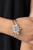 Paparazzi Jewelry Chic Corsage - White Bracelet - Pure Elegance by Kym