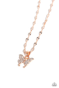 Paparazzi Jewelry High-Flying Hangout - Rose Gold Necklace - Pure Elegance by Kym