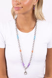 Paparazzi Jewelry Colored Cabana - Multi Necklace - Pure Elegance by Kym