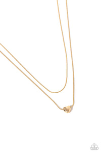 Paparazzi Jewelry Sweetheart Series - Gold Necklace - Pure Elegance by Kym