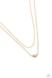 Paparazzi Jewelry Sweetheart Series - Gold Necklace - Pure Elegance by Kym