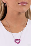 Paparazzi Jewelry Hyper Heartland - Pink Necklace - Pure Elegance by Kym