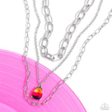 Paparazzi Jewelry Teardrop Tiers - Multi Necklace - Pure Elegance by Kym