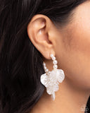 Paparazzi Jewelry Frilly Feature - Gold Earrings - Pure Elegance by Kym