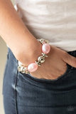 Paparazzi Jewelry Big League Luster - Pink Bracelet - Pure Elegance by Kym